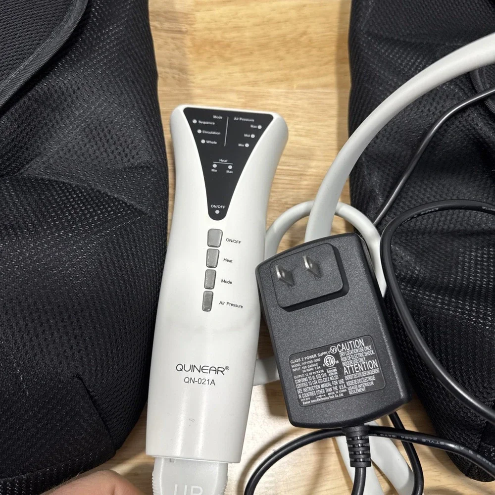 QUINEAR Leg Massager with‎ Heat and Compression Sequential Compression Device